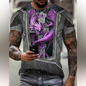 🔥New dragón T-shirt size XL 42 🔥